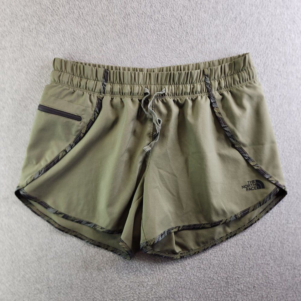 The North Face Shorts Womens M Green Class V Hiking Trails Trekking Climbing - Picture 15 of 15